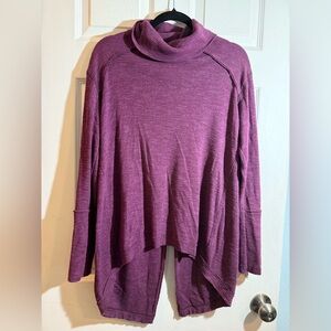 Free People purple turtle neck sweater